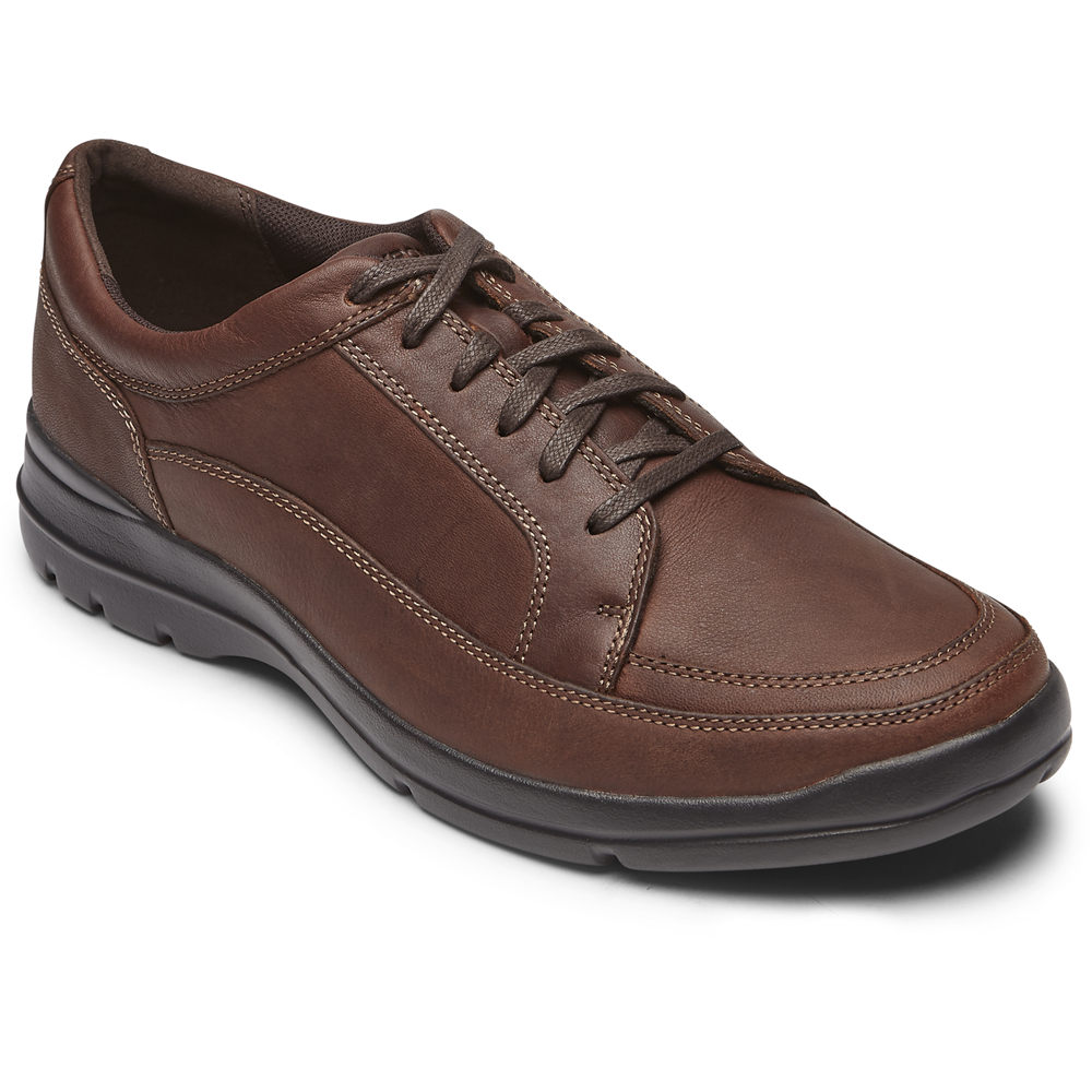 Rockport Singapore Mens Sneakers - Junction Point Lace to Toe Brown - MK7345269